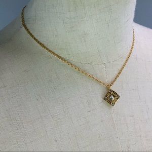 Authentic Vintage Givenchy Gold Tone Necklace